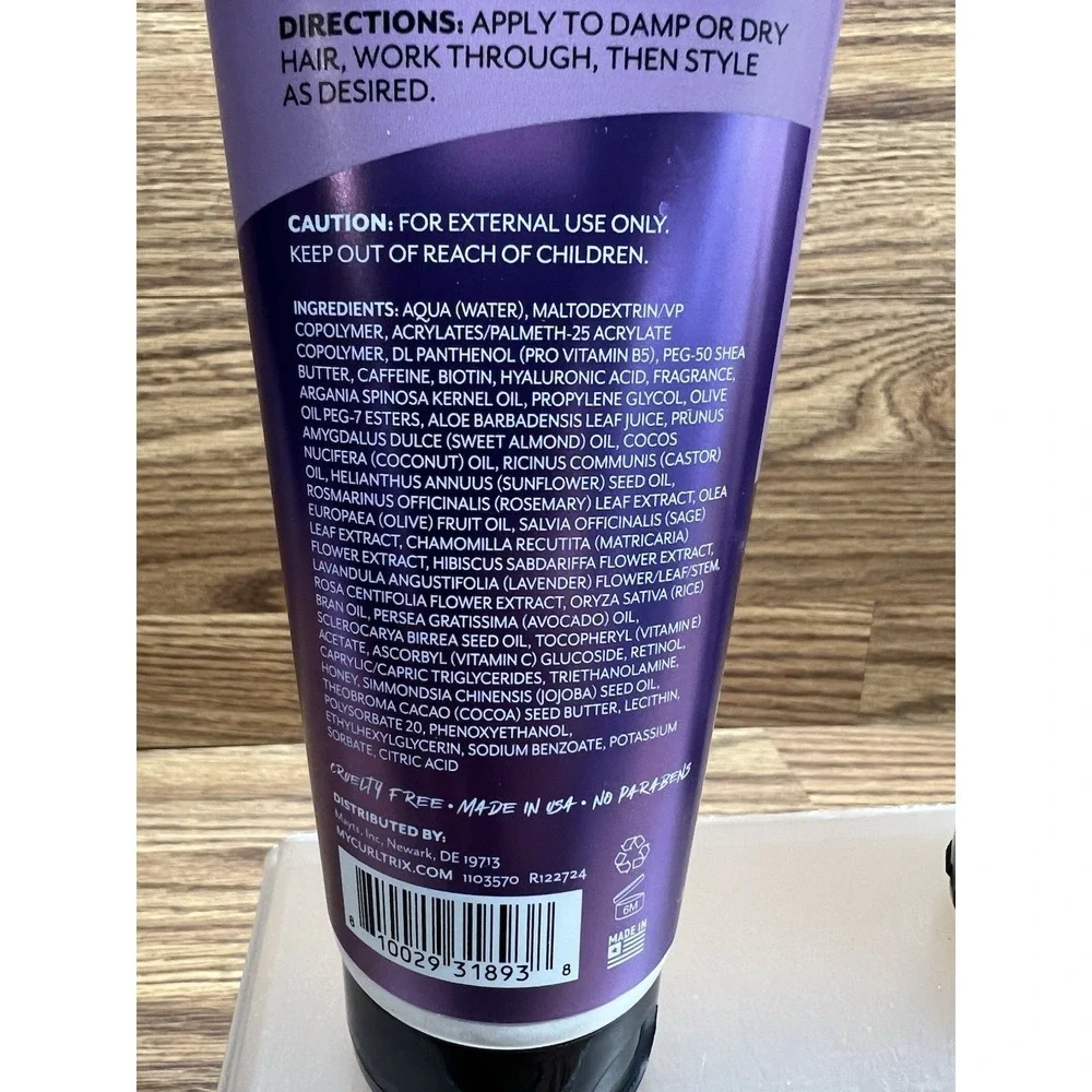 2-CURLTRIX What A Curl Wants Curl Shaping Jelly Cocoa Butter Sweet Almond Oil